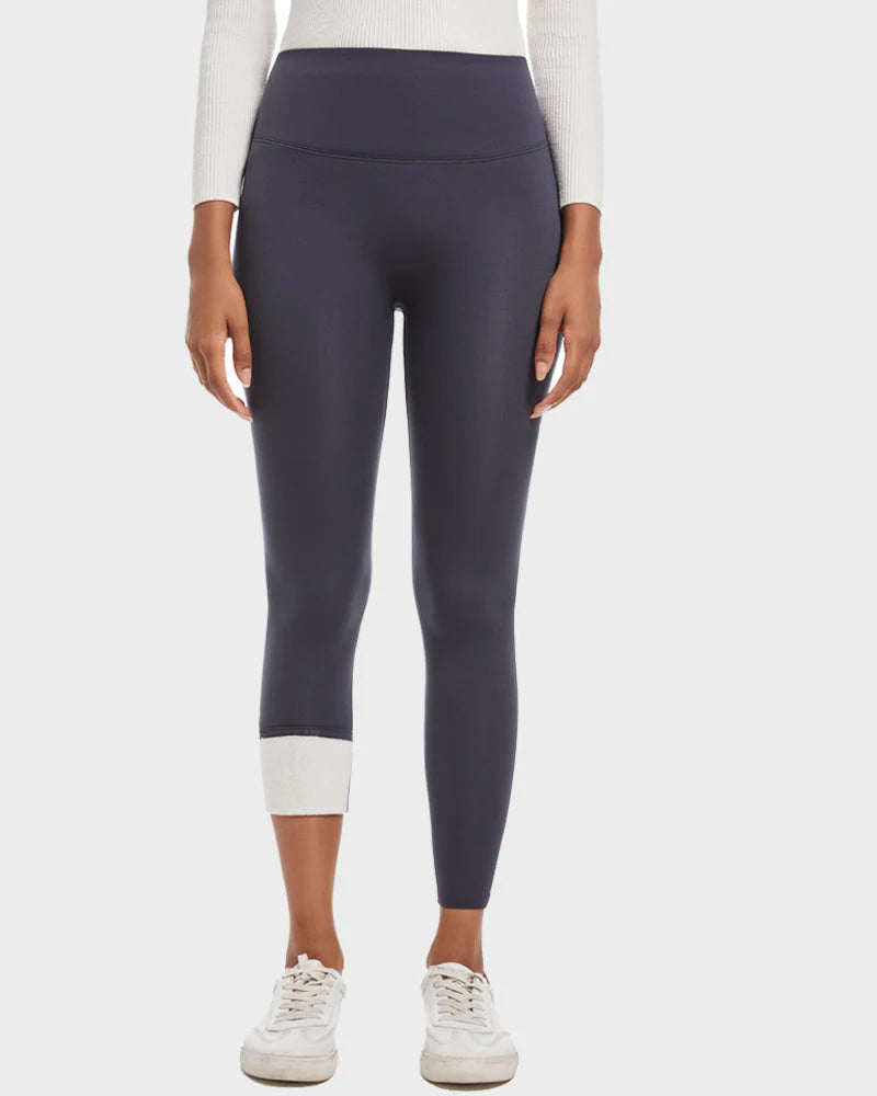 High Waist Fleece Lined Leggings Y226723