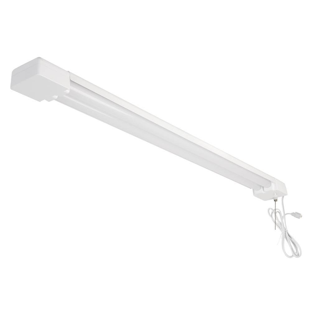 3 ft. 2-Light 45-Watt Equivalent White Integrated LED Shop Light (6-Pack) W2235