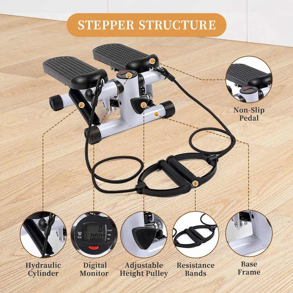 Mini Stepper with Resistance Band E269