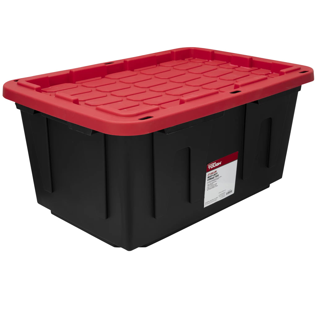 27 Gallon Snap Lid Plastic Storage Bin Y800275