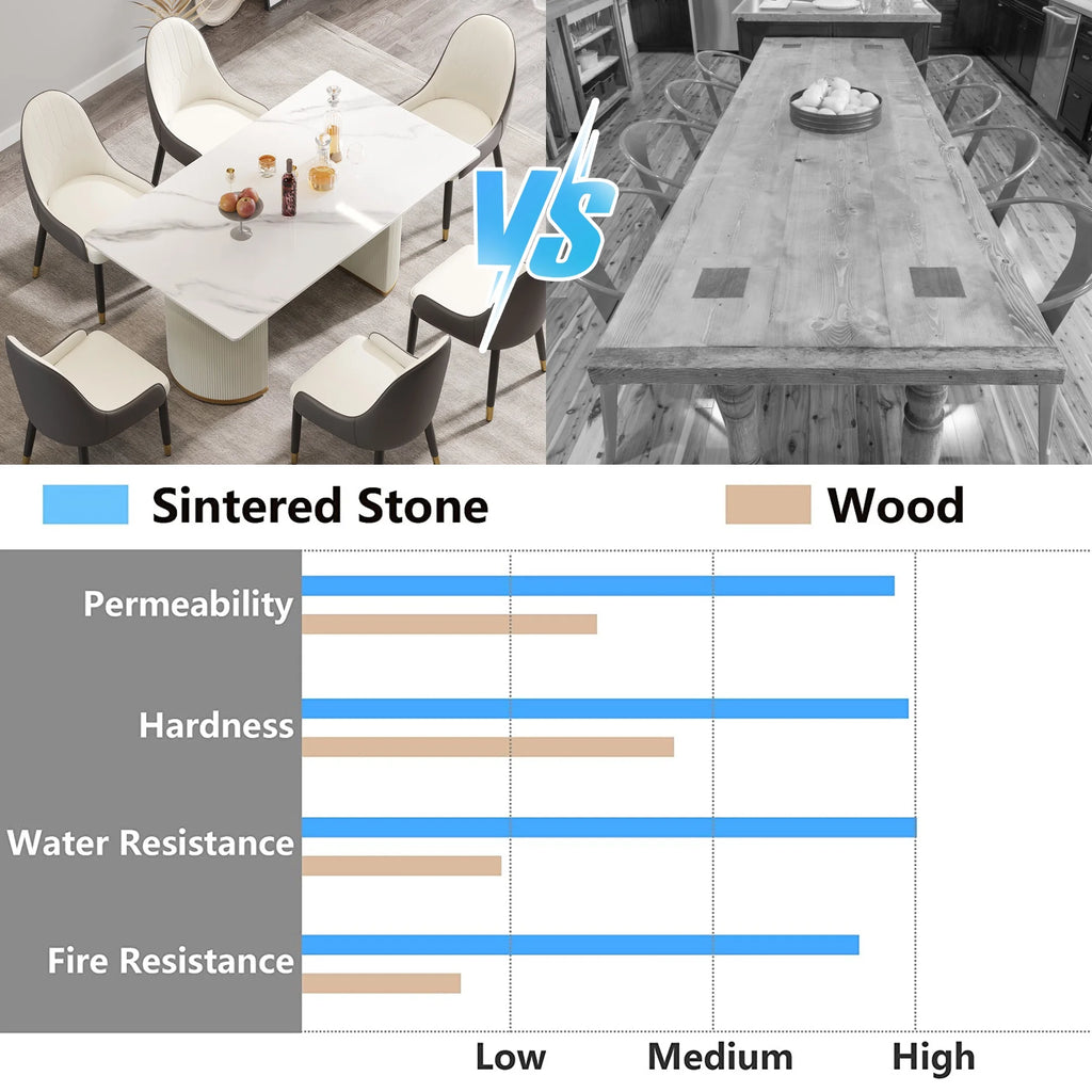 Sintered Stone Top Dining Table R132900