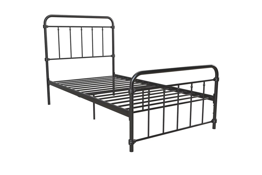 Black Twin Metal Platform Bed Frame G952008