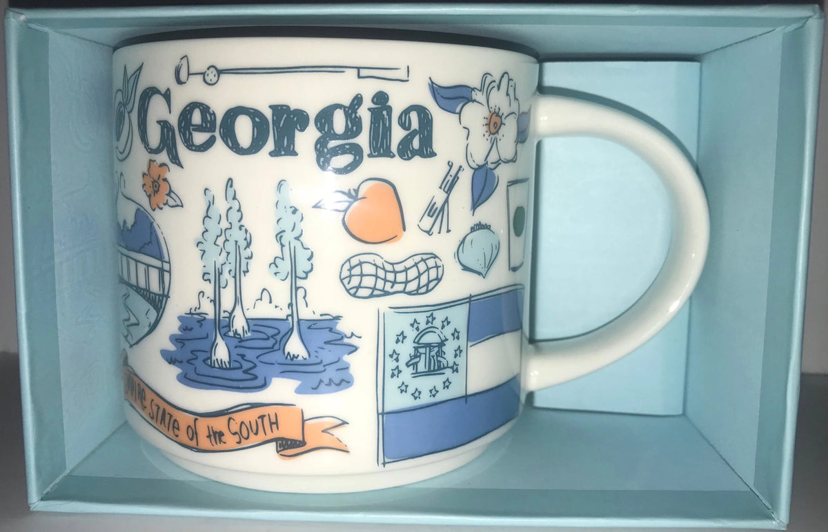Georgia Ceramic Coffee Mug, 14 Oz I554366