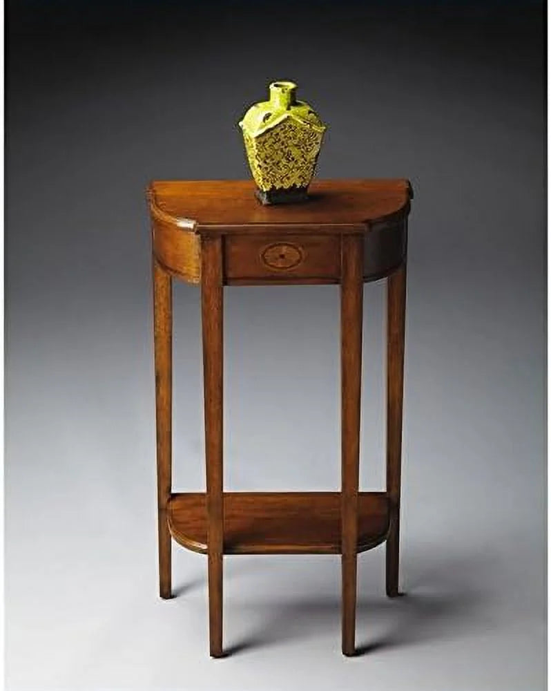 Traditional Console Table in Olive Ash Burl C453027