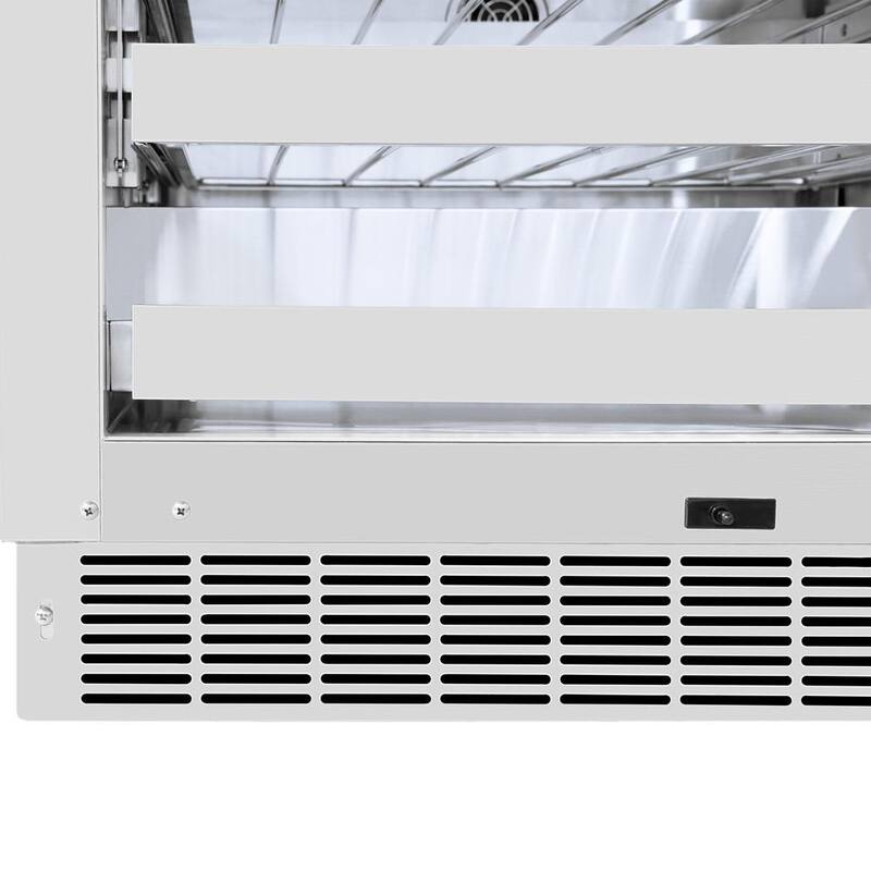 24 in. Dual Zone 44-Bottle Panel Ready Wine Cooler with Glass Door K670