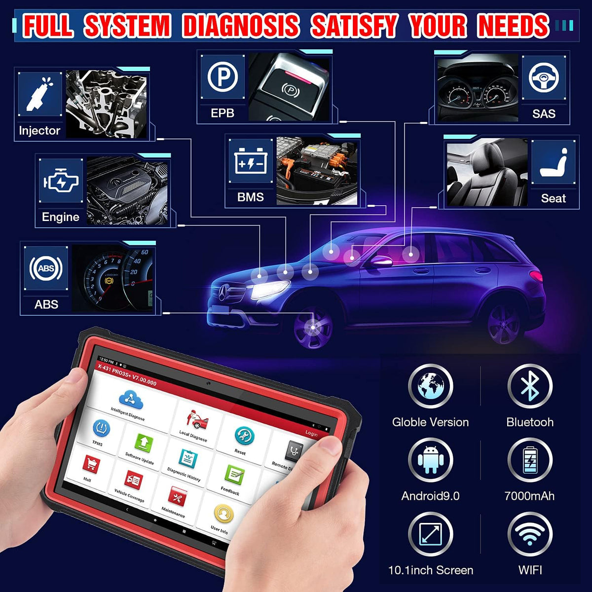 Bi-Directional Automotive Scan Tool E34389