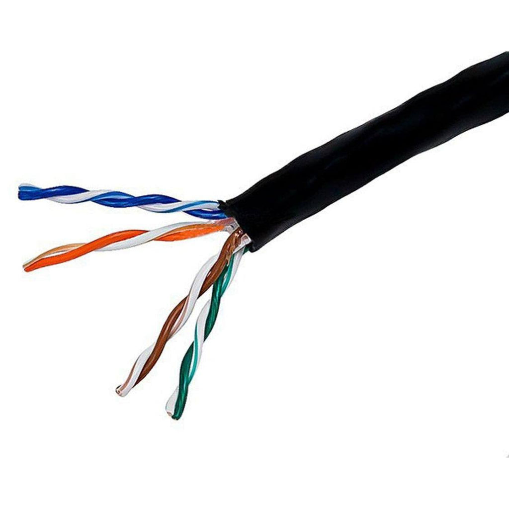Black Cat5e UTP Solid Bulk Ethernet Cable G736