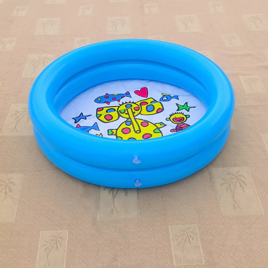 Inflatable PVC 2 Rings Kids Swimming Pool R8927