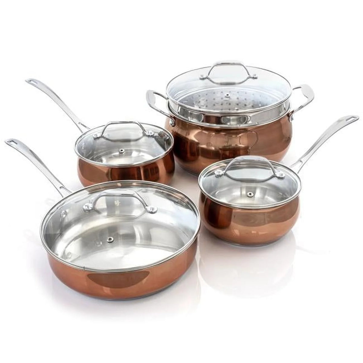 Stainless Steel 9 Piece Cookware Set W3239