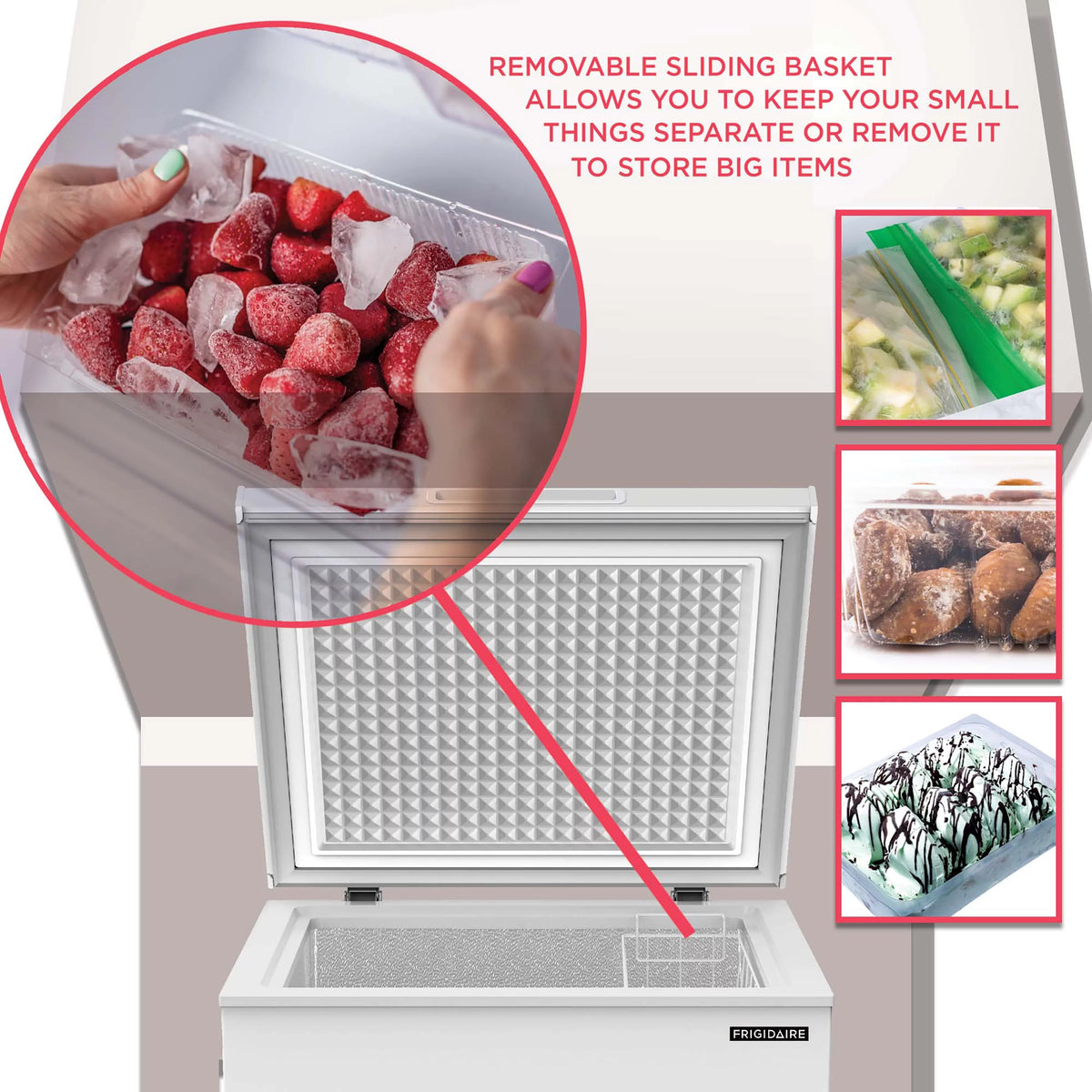 White 5.0 Cu. ft. Chest Freezer I632599