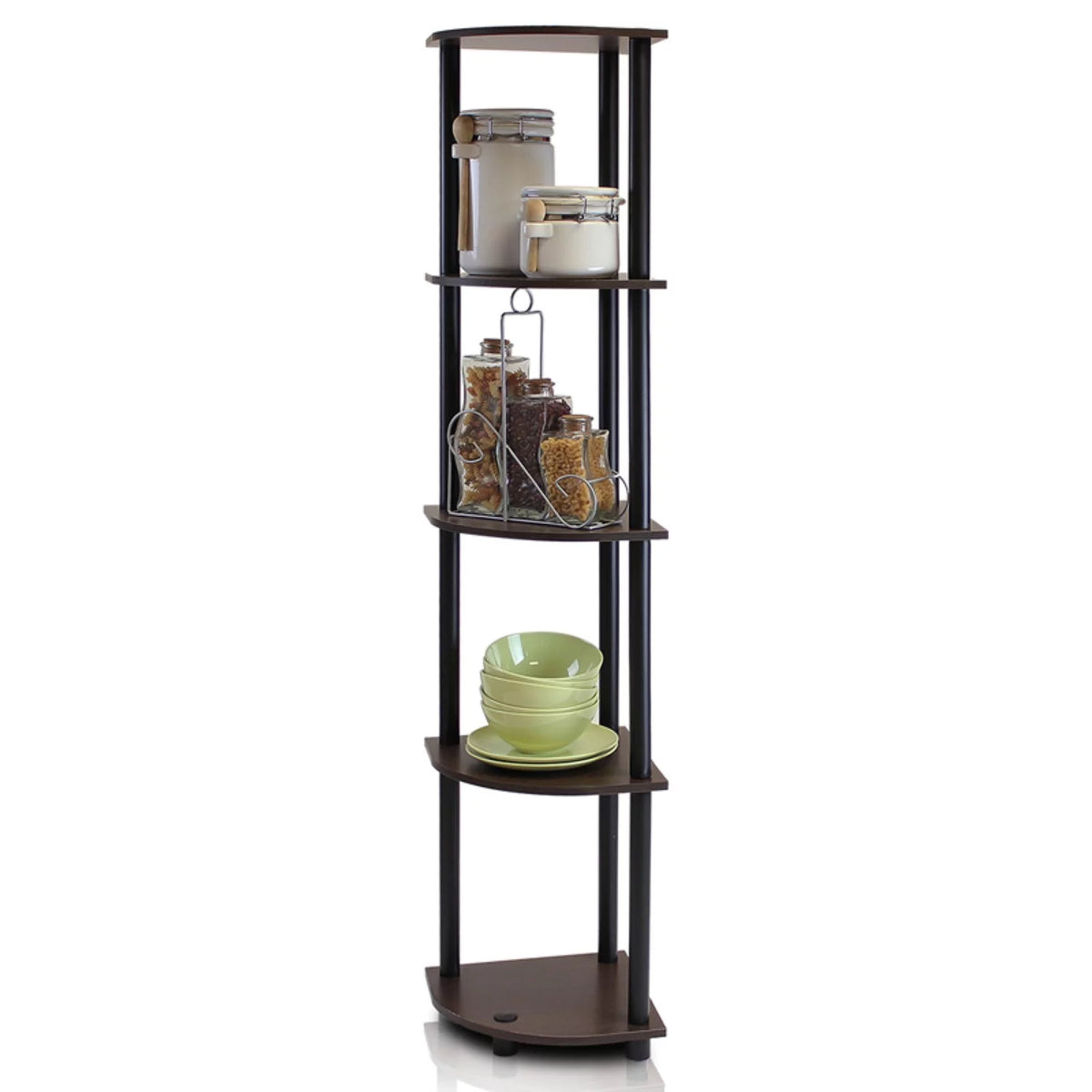 5 Tier Corner Display Rack Shelving Unit H2799