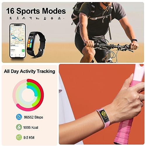 Fitness Tracker with Heart Rate Monitor, IP68 Y562