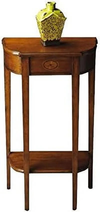 Traditional Console Table in Olive Ash Burl C453027