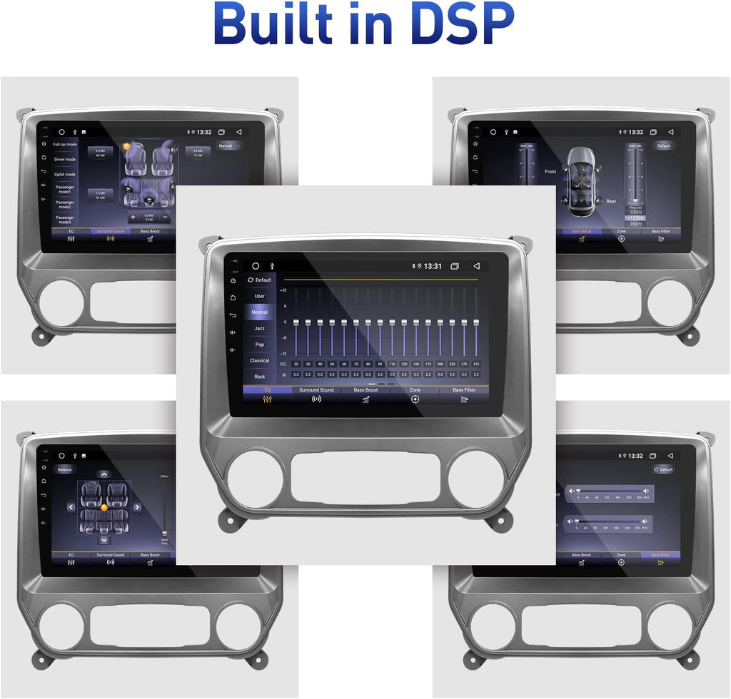 Android 10.0 Car Stereo with Carplay, Bluetooth, AHD Rear View Camera Q9265