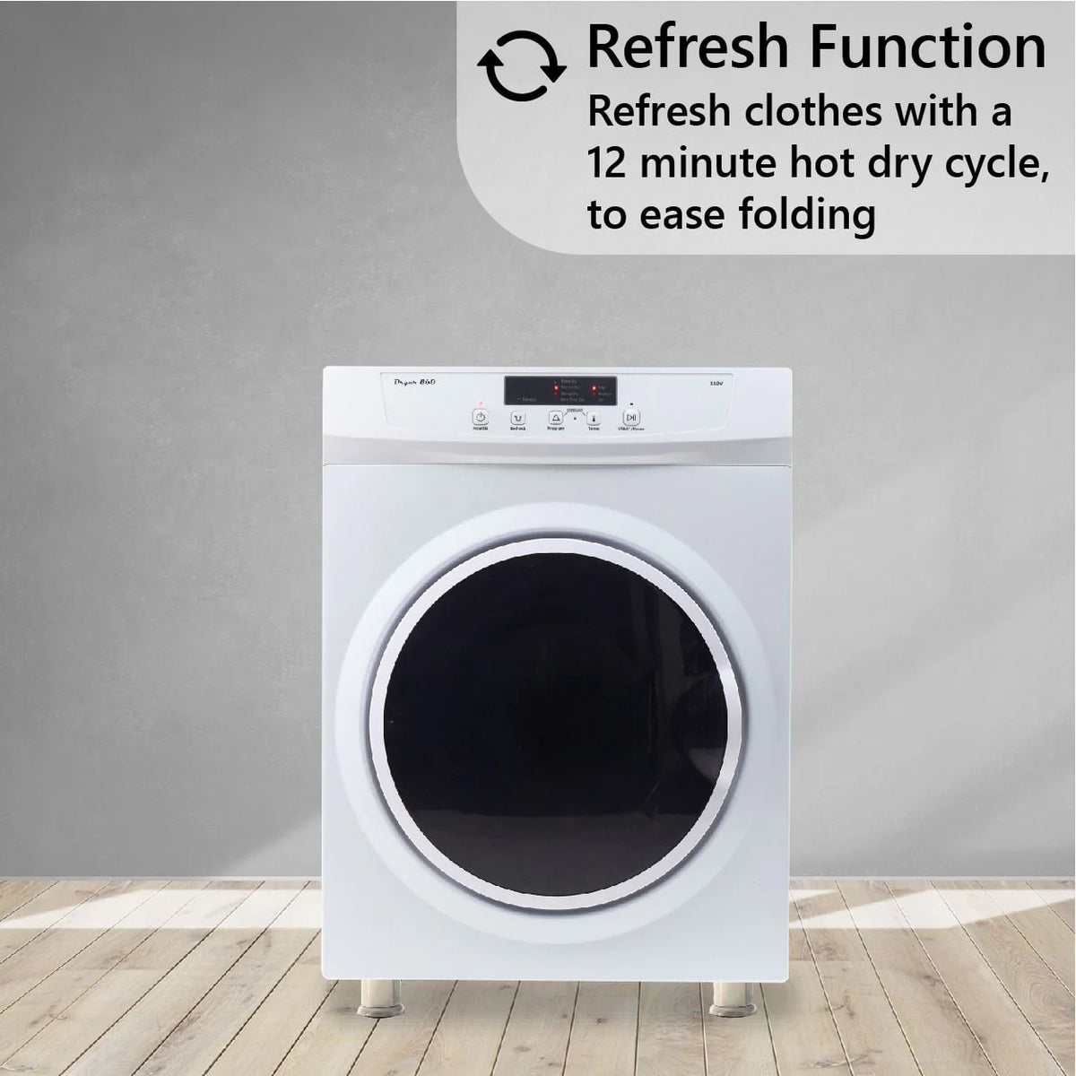 110V 18lbs Washer and 3.5cf Vented Sensor Dryer G33484