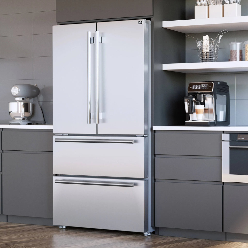 36 IN Stainless Steel Counter-Depth French Door Refrigerator with Ice Maker Z4888