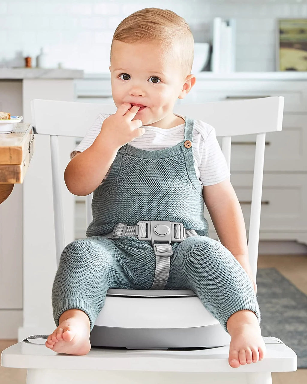 Grey White Booster Seat T60365
