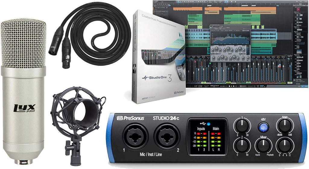2x2 USB Type-C Audio/MIDI Interface with Condenser Microphone G3336