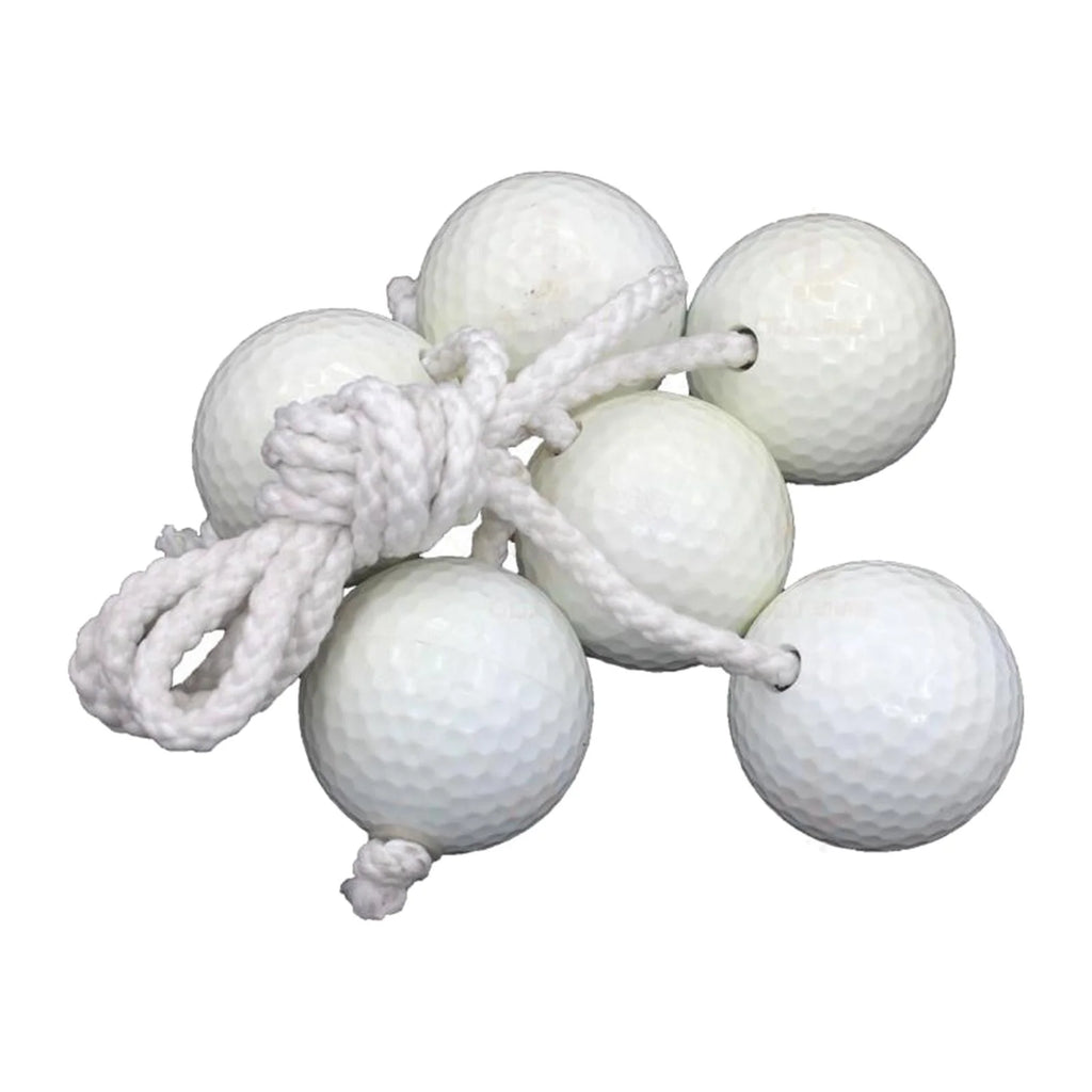 Ladder Toss Game with Golf Balls, Black and White Y616526