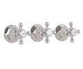 Ultra Stainless Steel Three Handle Tub and Shower Trim X98870