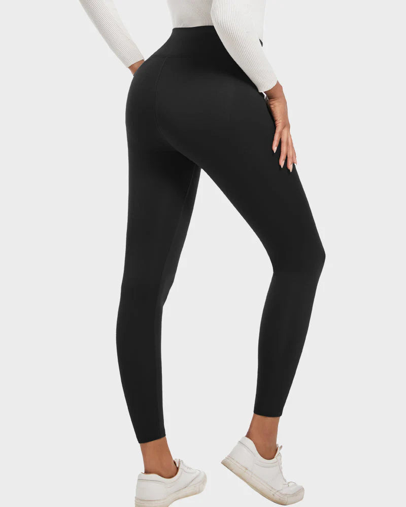 High Waist Fleece Lined Leggings Y226723