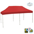 10 x 20 ft. White Frame Pop Up Tent with Red Cover C913017