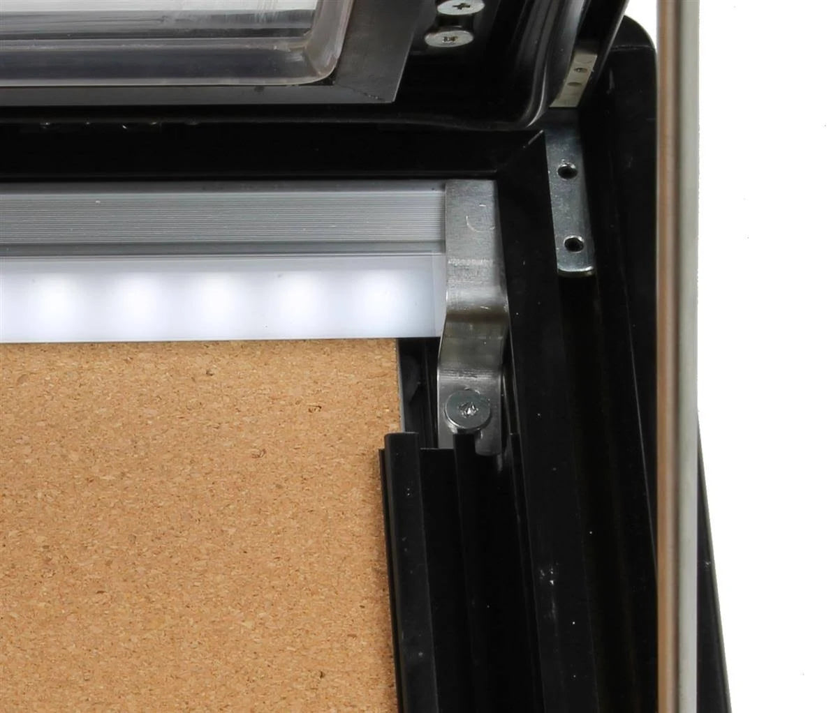 Outdoor Display Cases with Light and Swinging Door N139