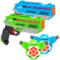 Laser Tag 2 Pack Blaster Set with Chest Plates J2689