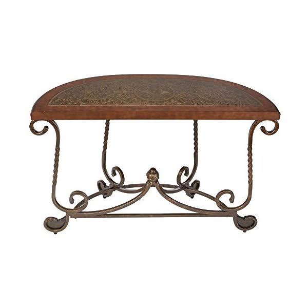 Dark Brown Sofa Table J38162