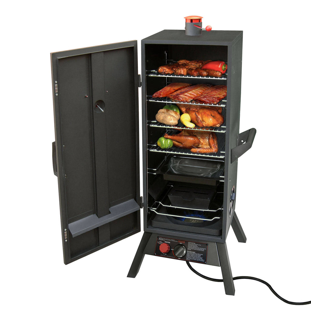 Grey Vertical Gas Smoker Q8450