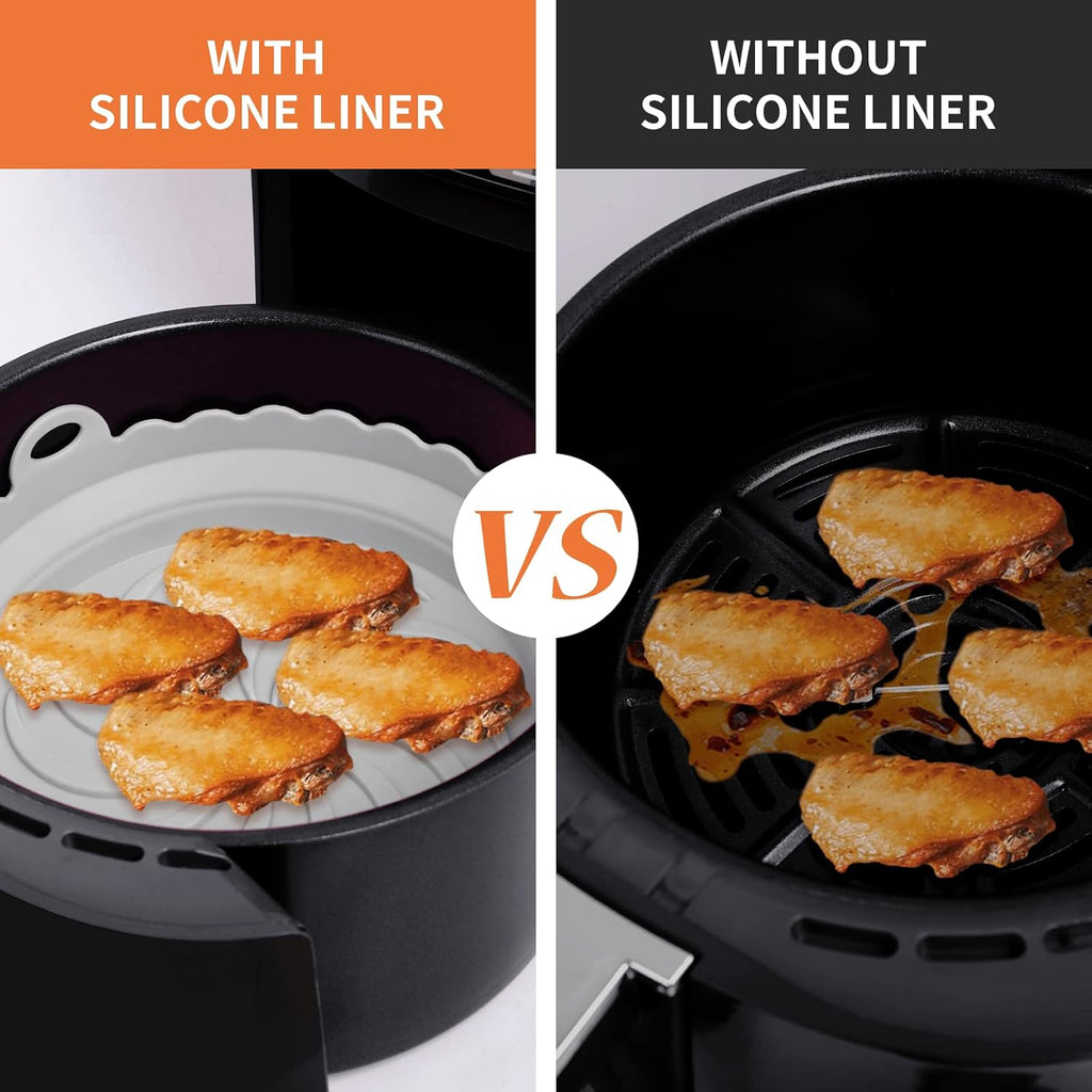 Air Fryer Silicone Liners for 3 to 7 QT Airfryer P7669