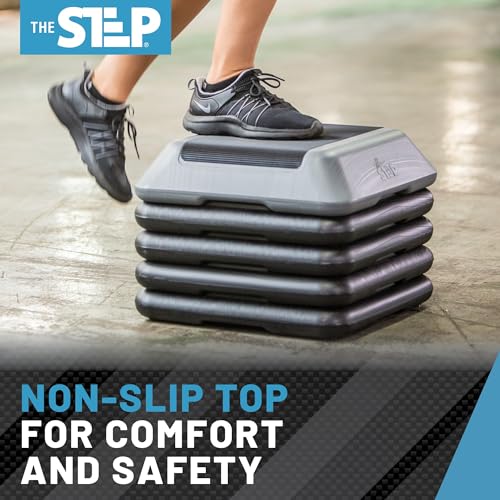 Adjustable High Step Aerobic Platform with 4 Risers B149