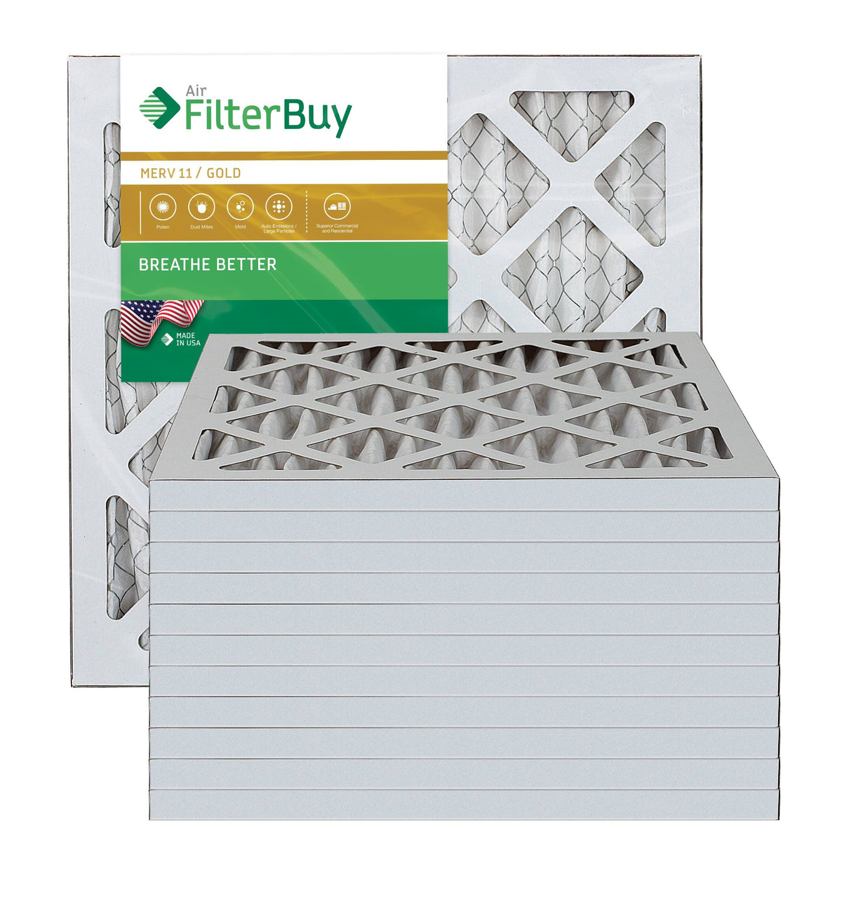 MERV 11 12x12x1 Pleated AC Furnace Air Filter Pack of 12 P5670