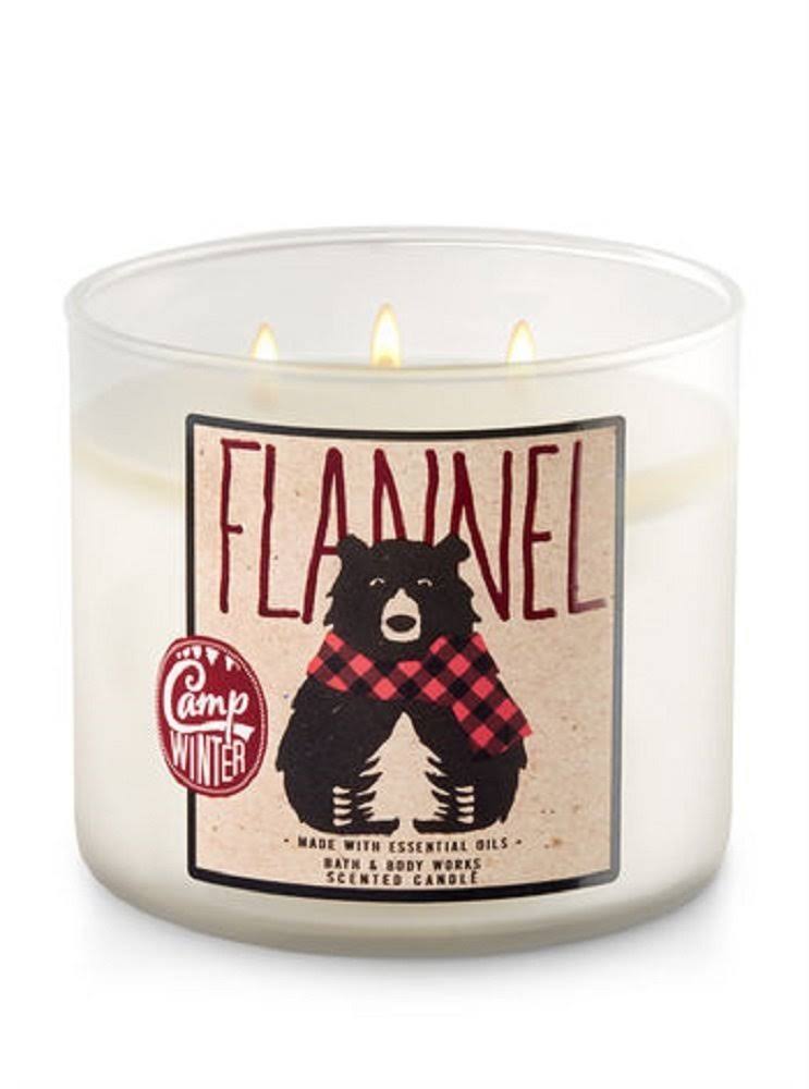Flannel 3-Wick Candle M670828
