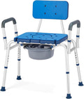 3 in 1 Bariatric Commode Chair with Extra Wide Seat Opening O576281