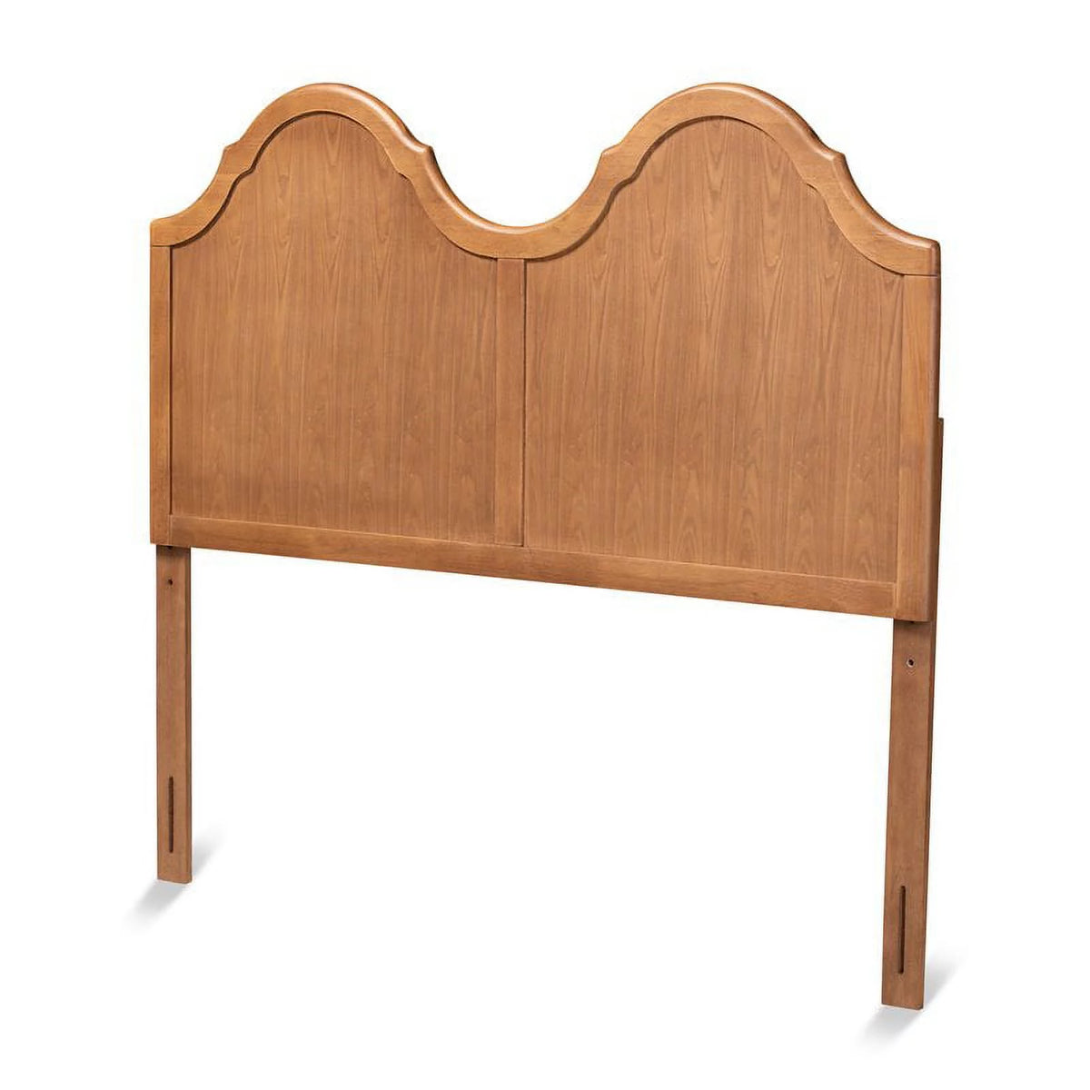 Wood Queen Size Arched Headboard in Ash Walnut H859