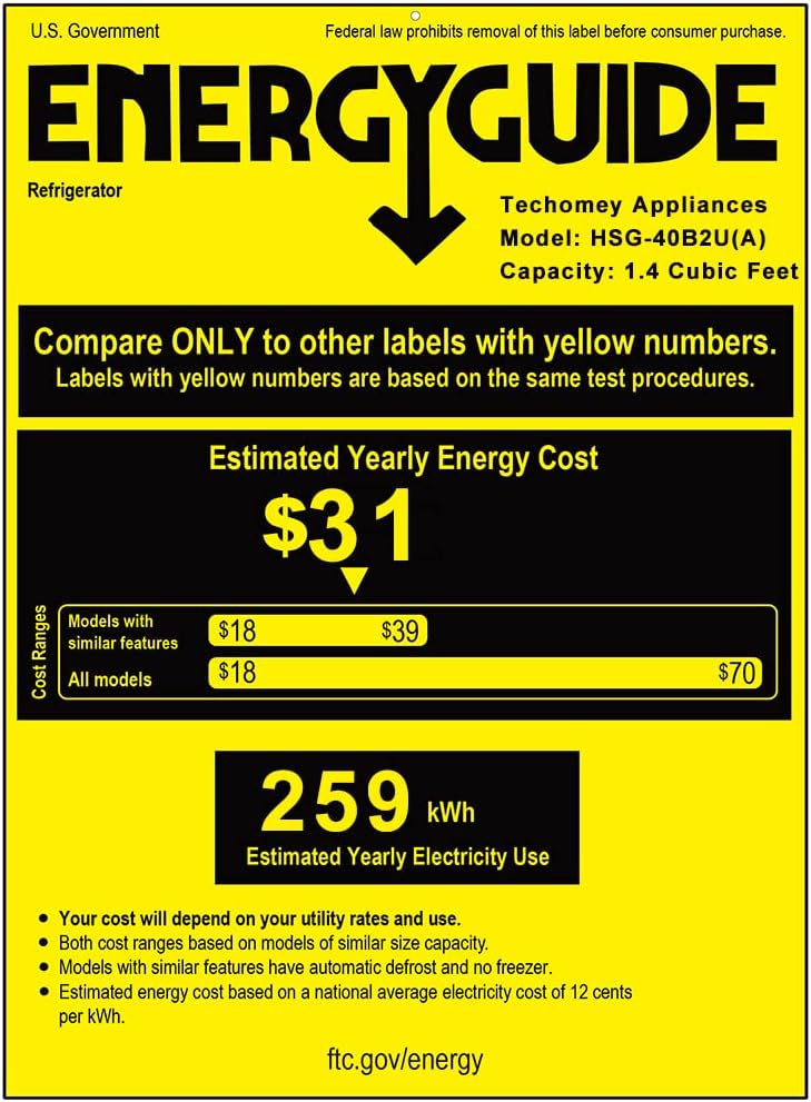 Black 1.4 Cu.Ft 3 Way Propane Refrigerator F5679