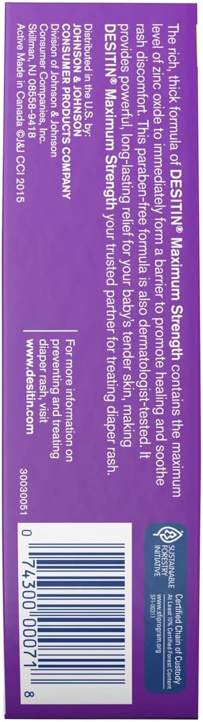 4 oz Diaper Rash Paste (Pack of 3) M715