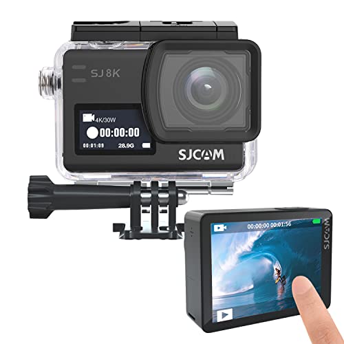 4K Action Camera with Dual Batteries and 32G SD Card O79396