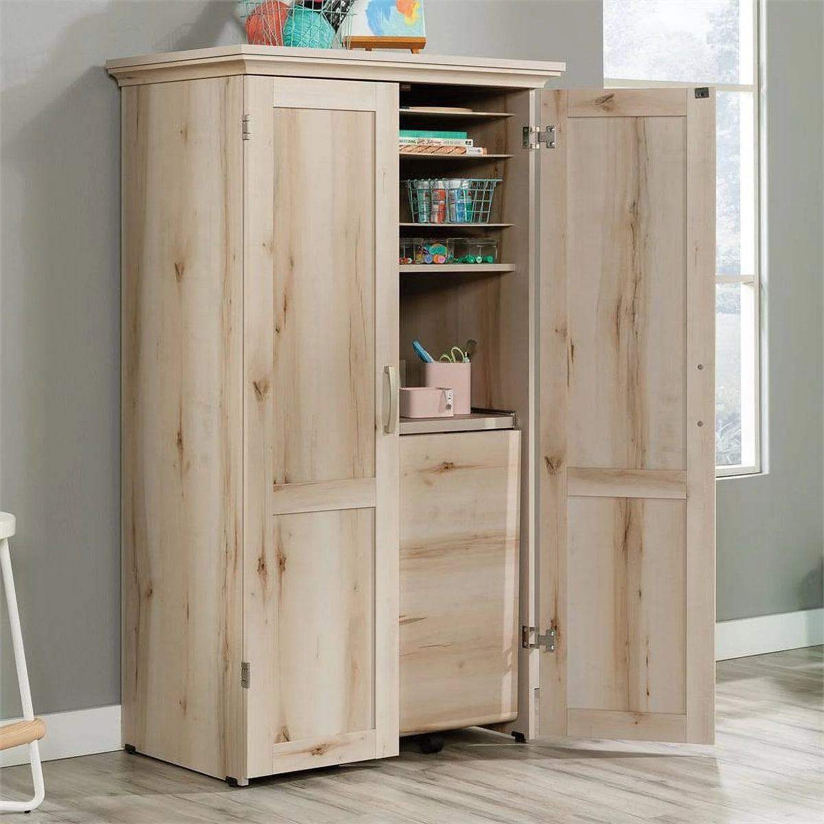 Engineered Wood Storage Armoire A6048