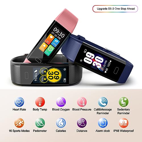 Fitness Tracker with Heart Rate Monitor, IP68 Y562
