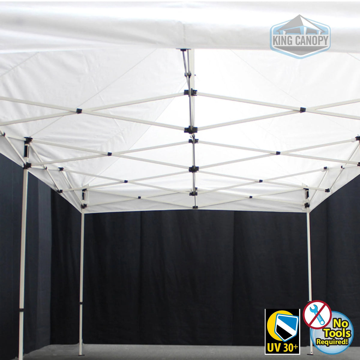 10 x 20 ft. White Frame Pop Up Tent with Red Cover C913017
