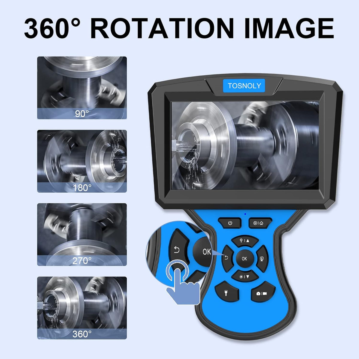 5mm Dual Lens Borescope Inspection Camera O258