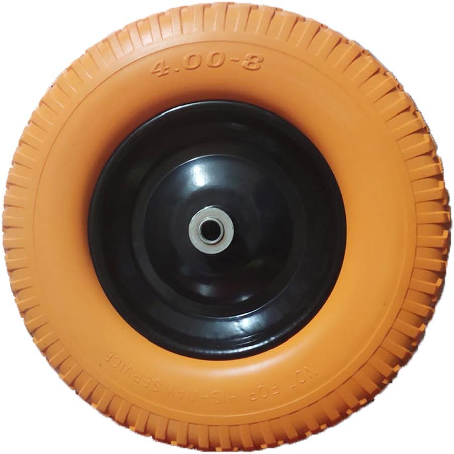 16 inch Flat Free Solid Rubber Wheelbarrow Tires Set of 2 Q7426