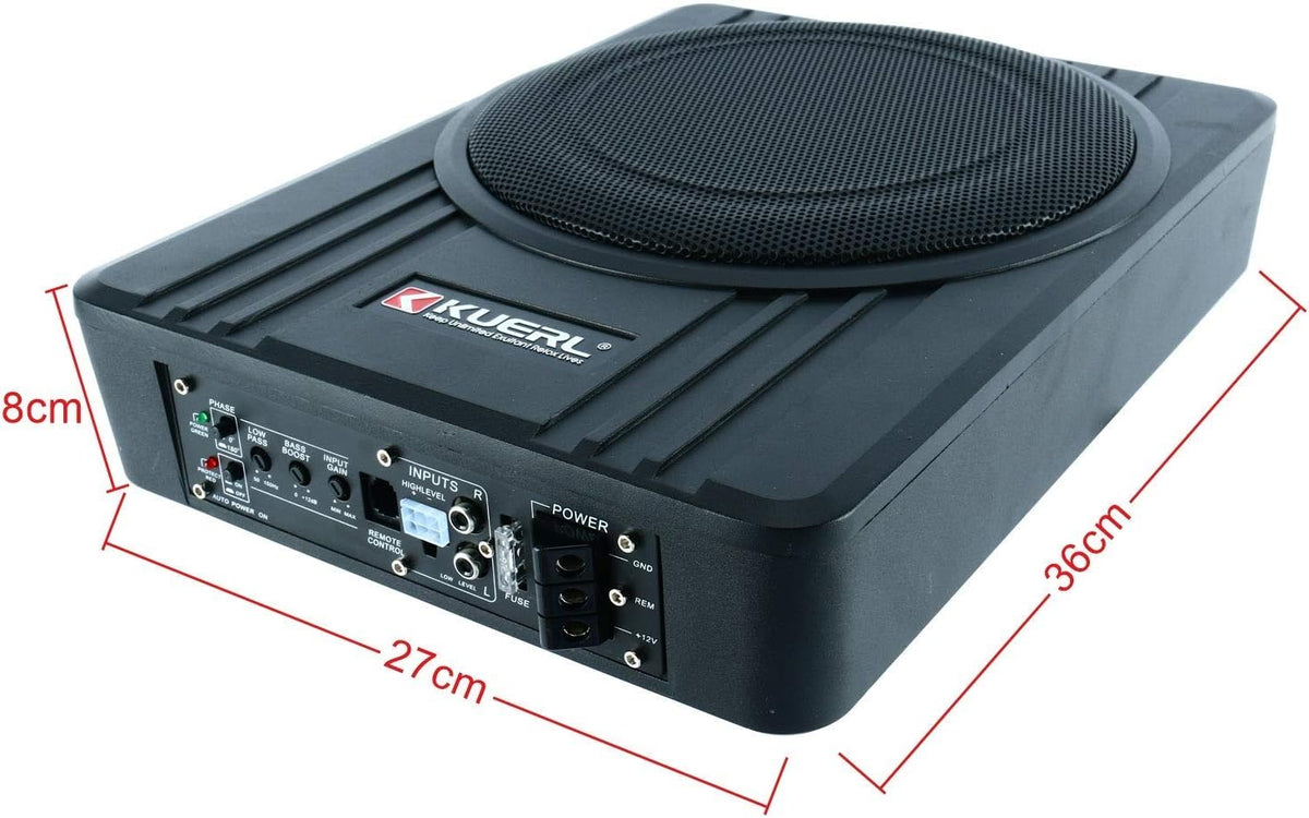 10 Inch 600W Car Under-Seat Sub Woofer Amplifier K36114