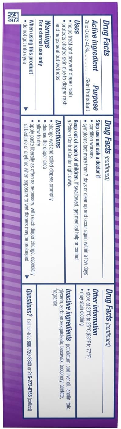 4 oz Diaper Rash Paste (Pack of 3) M715
