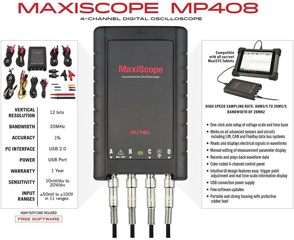 4-Channel Automotive Oscilloscope J175516