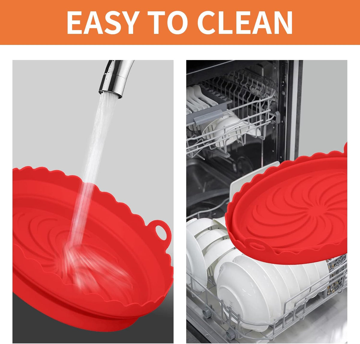 Air Fryer Silicone Liners for 3 to 7 QT Airfryer P7669
