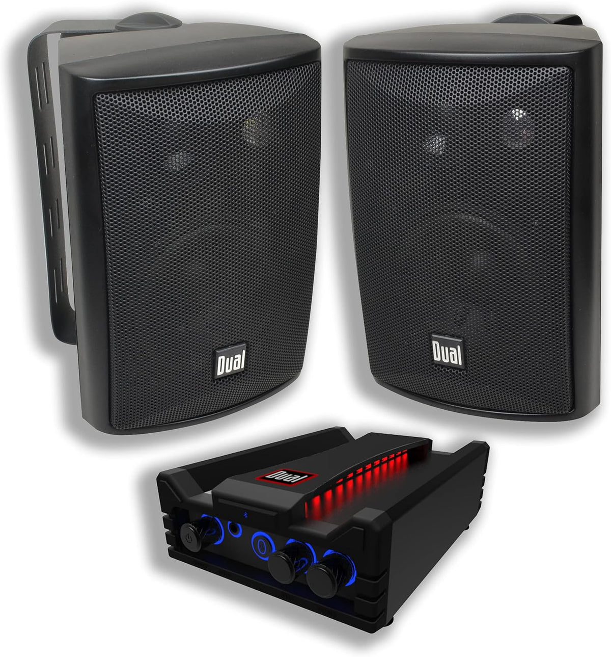 Black Micro Wireless Bluetooth 2 Channel Stereo Class-D Amplifier N8229