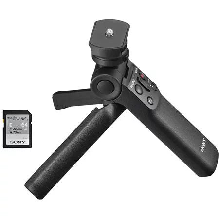 Black Vlogging Camera Bundle with Extra Battery T976231